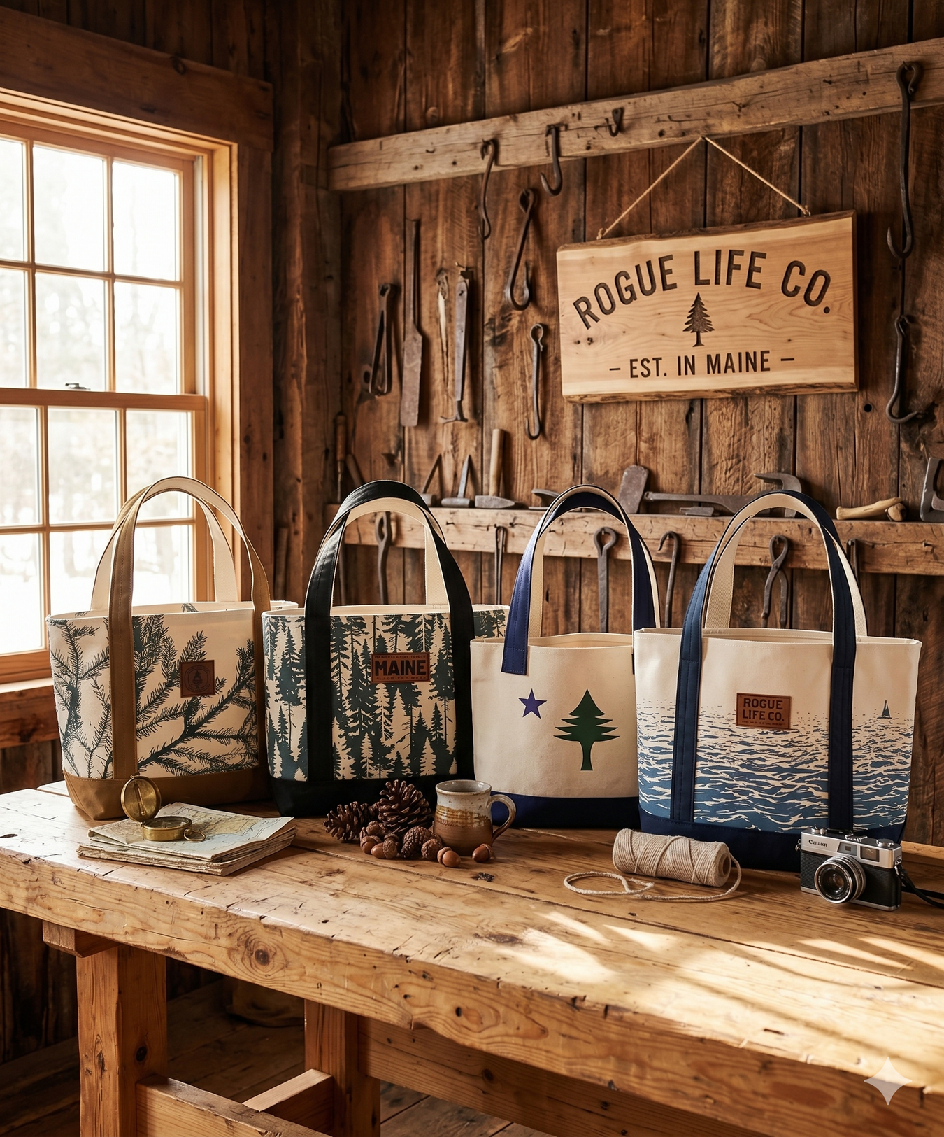Tote-Bags Rogue Life Maine
