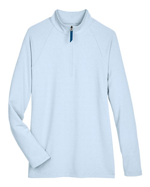Women's UV Protection Micro-Stripe 1/4 Zip