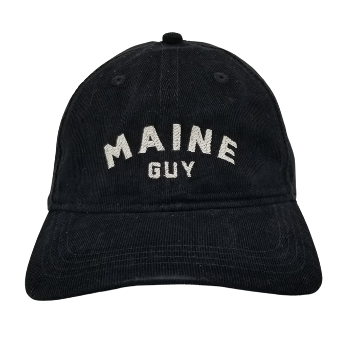 Maine Guy (Adult) Corduroy Black Hat