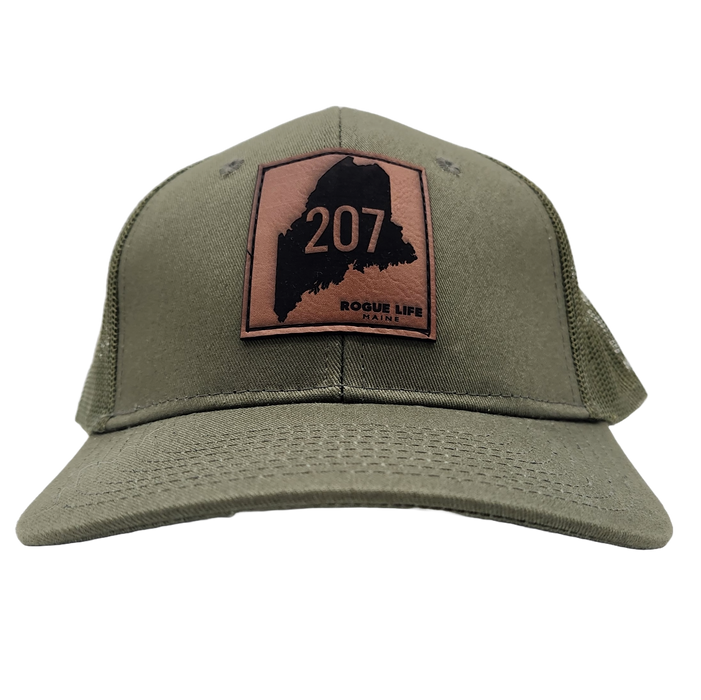 ME 207 Leather Trucker Hat