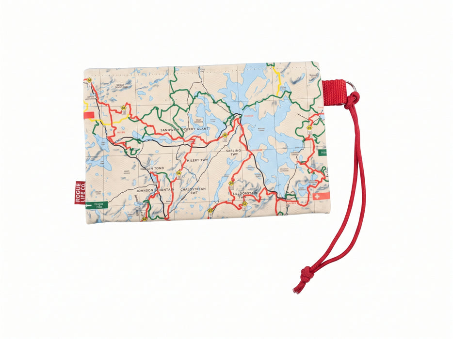 Maine Snowmobile Trail Wristlet ROGUE LIFE Co. Bag
