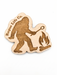Bigfoot S'mores Wooden Magnet ROGUE LIFE Co. Koozie