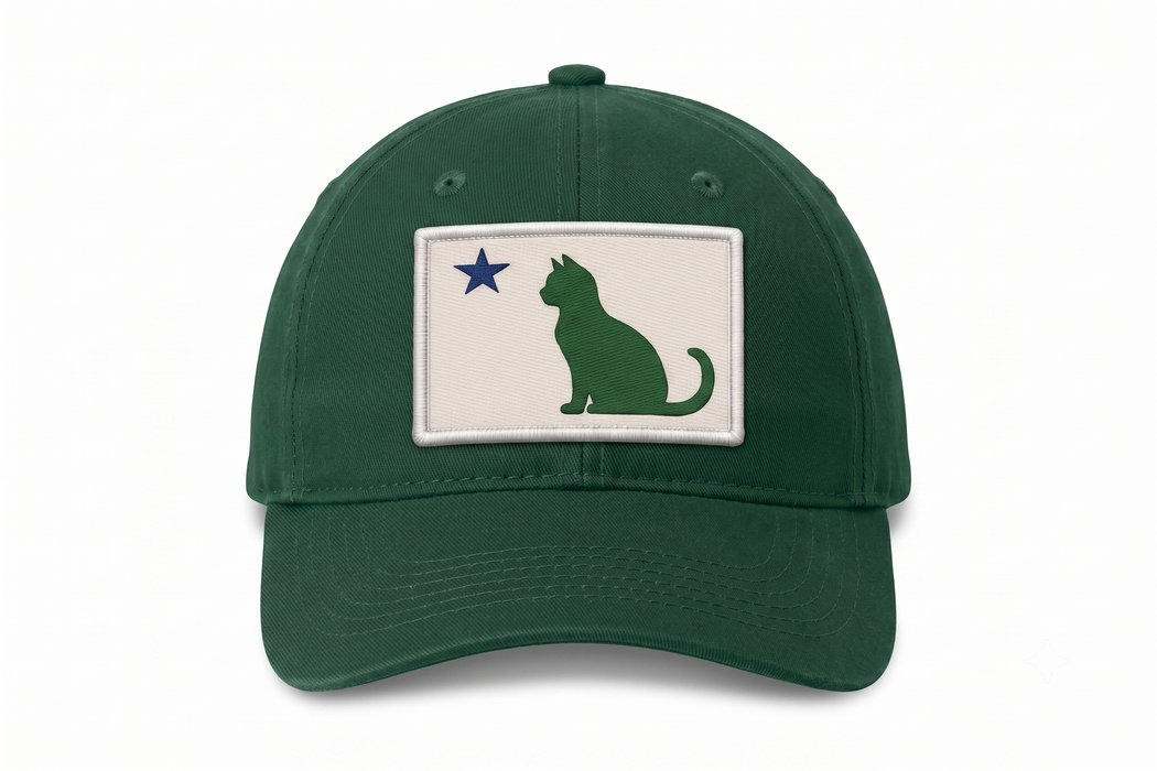 Maine Cat Flag Twill Dad Cap ROGUE LIFE Co. Hat