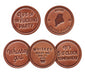 Leather Coasters ROGUE LIFE MAINE