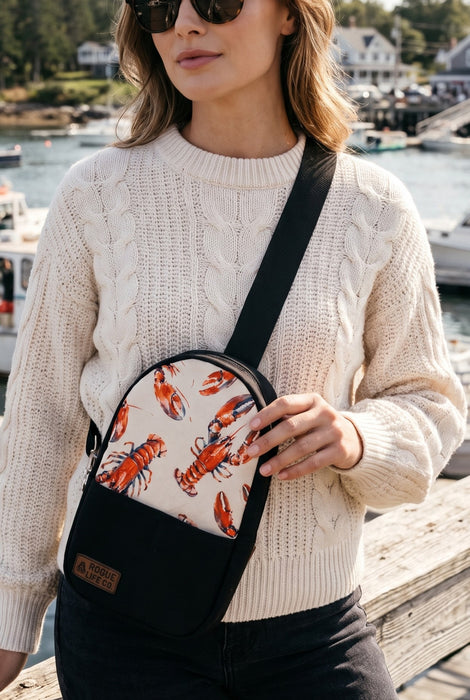 Watercolor Lobster Stella ROGUE LIFE Co. BAGS