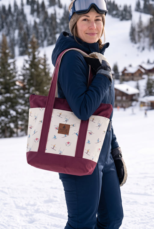 Rogue's Skiing Medium Tote Bag ROGUE LIFE Co. Bags