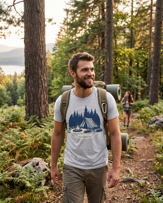 Live the Rogue Life Campsite T-Shirt ROGUE LIFE Co. T-shirt