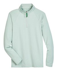 UV Protection Micro-Stripe 1/4 Zip Pullover