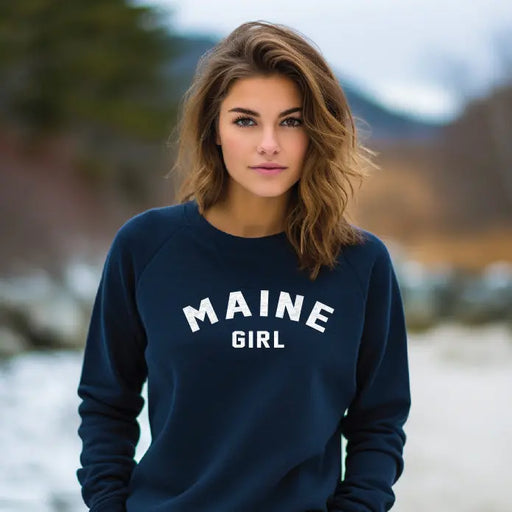 Adult Maine Girl Crewneck SHOP ROGUE WEAR Crewneck