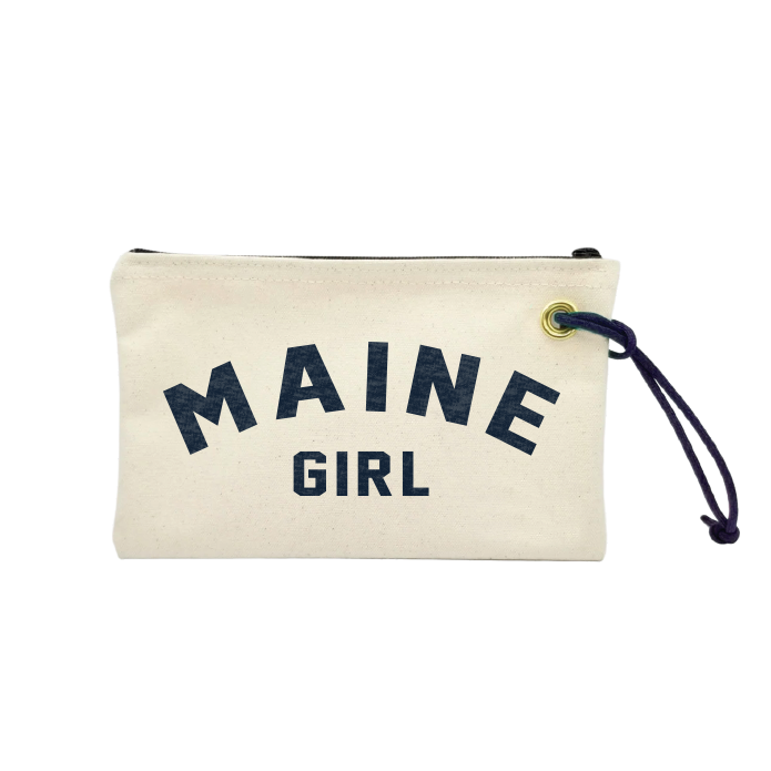Maine Girl Zipper Pouch Wristlet