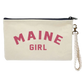 Maine Girl Zipper Pouch Wristlet SHOP ROGUE WEAR Accessories Pink