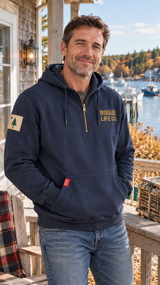 Rogue Life Co. Scout 1/4-Zip Hoodie - Navy ROGUE LIFE Co. Hoodie