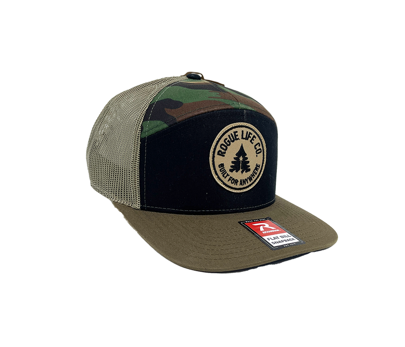 Rogue Life Co. Seven-Panel Snapback Rogue Life Maine