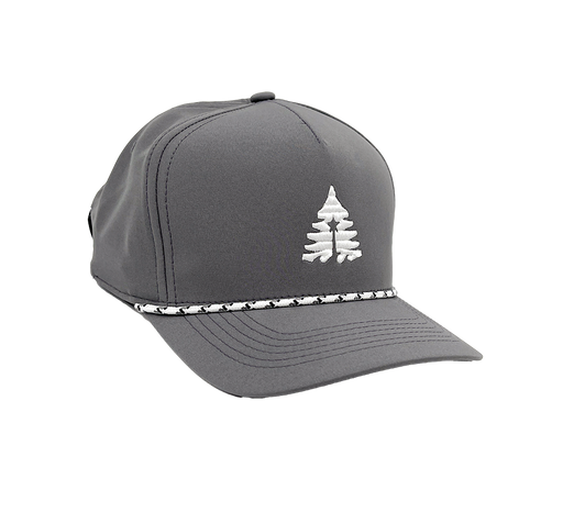 Embroidered Pine Tree Performance 5-Panel Rope Cap ROGUE LIFE Co. Hat