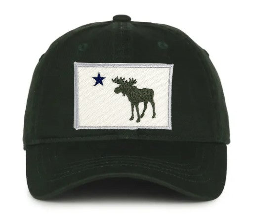Maine Moose Flag Patch Twill Hat ROGUE LIFE Co. Hat