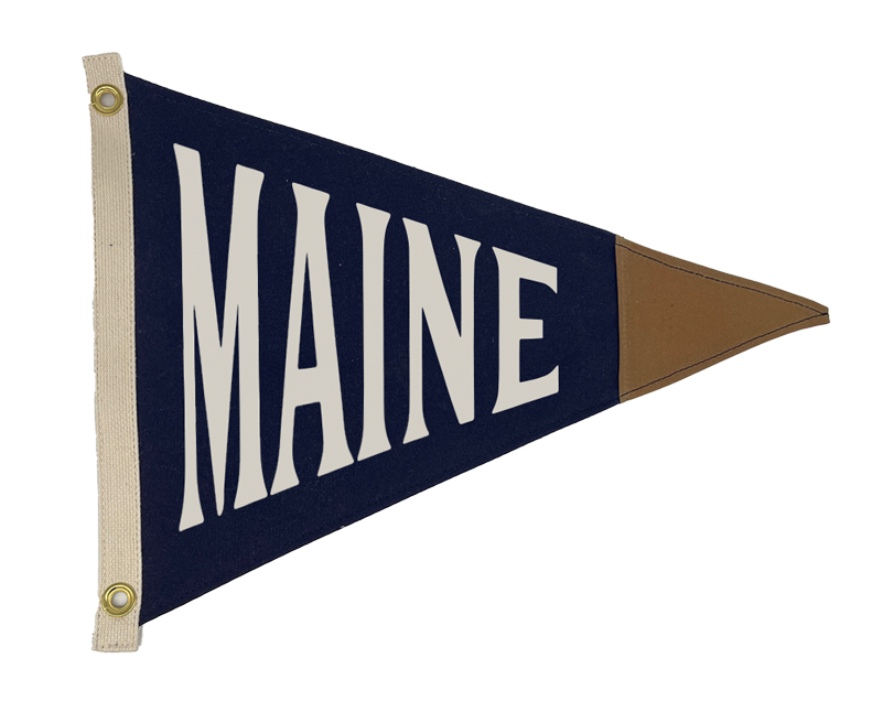 Maine Waxed Pennant ROGUE LIFE MAINE Decor