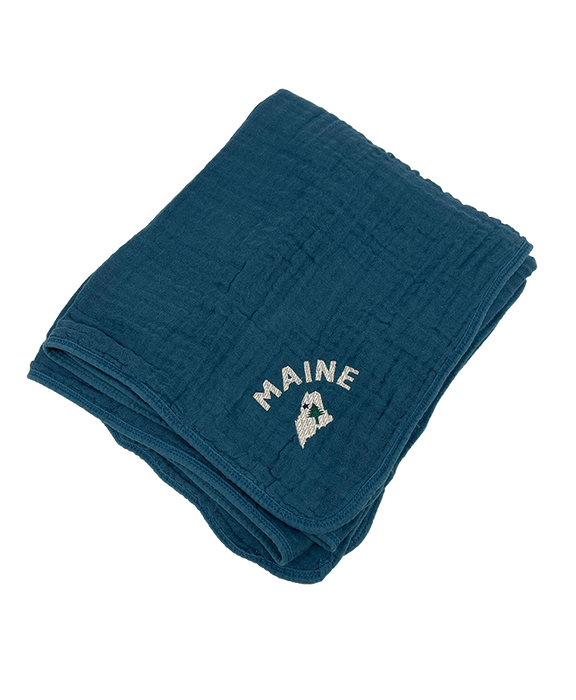 Rogue Life Co Muslin Cotton Blanket ROGUE LIFE Co. Home Blue