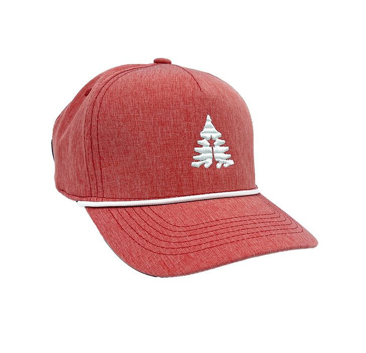 Embroidered Pine Tree Performance 5-Panel Rope Cap ROGUE LIFE Co. Hat