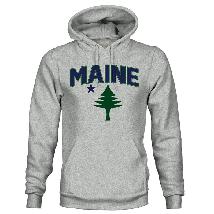 Maine Arch Athletic Heather Hoodie