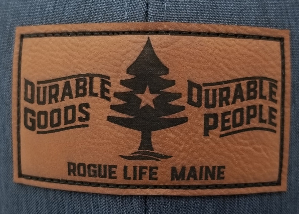 Rogue Life Durable Hat Denim Brown Khaki