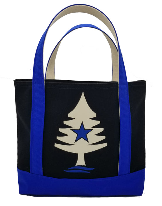 Rogue Life Tree Applique Large Tote Bag With Pocket